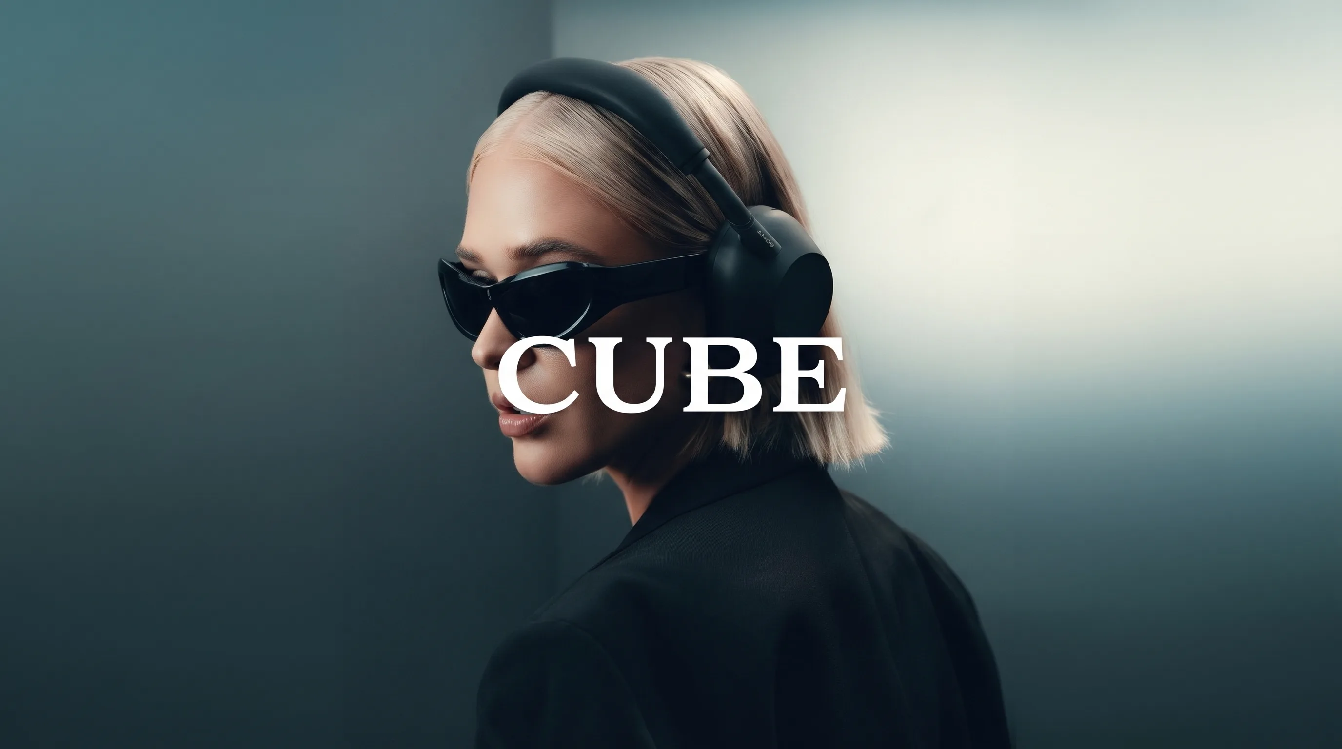 Cube Headphones Girl